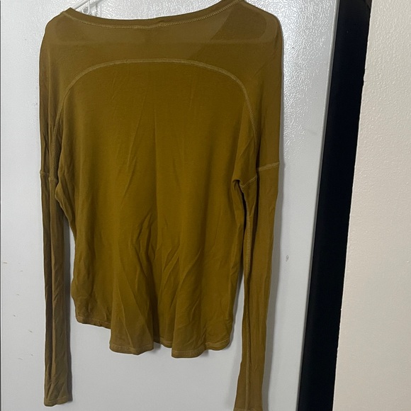 Eileen‎ Fisher Women’s Petite Petite Mustard Viscose Long Sleeve Lightweight Top - Picture 5 of 5